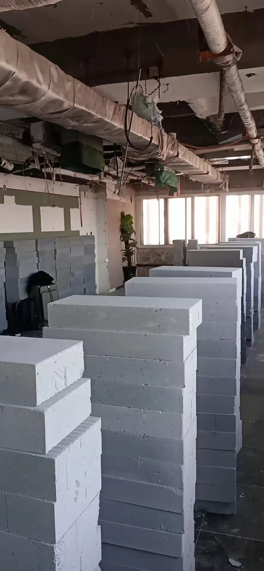 加气块隔墙场景参考